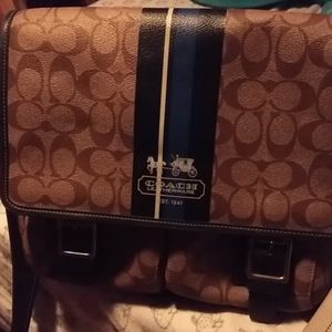 Authentic Coach Men's Messenger Bag